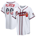 Custom Atlanta Braves 2026 All-Star Edition Stars & Stripes White Fotopoulosg Stadium Pick-A-Player Jersey
