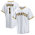 Pittsburgh Pirates #1 Groom Home White Fotopoulosg Replica Jersey