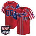 Custom Baltimore Orioles America 250 Edition Vapor Premier Limited Red Fotopoulosg Stitched Jerseys