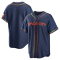 Houston Astros Blank Player Navy Fotopoulosg City Connect Home Game Stitched Jerseys