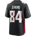 A.Falcons #84 Alfred Jenkins Black Fotopoulosg Game Retired Player Jersey