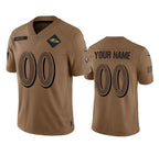 Custom B.Ravens Active Player 2023 Brown Fotopoulosg Salute To Service Limited Stitched Jersey