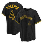 Cleveland Guardians #4 Brayan Rocchio Player Black Fotopoulosg Snake Skin City Home Game Stitched Jerseys