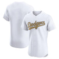Los Angeles Dodgers Blank Player White Gold Fotopoulosg Limited Elite Home Stitched Jerseys