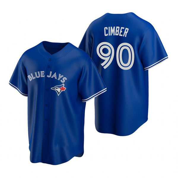 Toronto Blue Jays #90 Adam Cimber Royal Fotopoulosg Alternate Cool Base Jersey