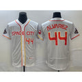 Houston Astros #44 Yordan Alvarez Number White Fotopoulosg 2023 City Connect Flex Base Stitched Jersey 2