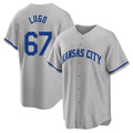 Kansas City Royals #67 Seth Lugo Player Gray Fotopoulosg Game Home Stitched Jerseys