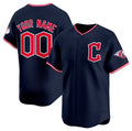 Custom Cleveland Guardians Active Player Navy Fotopoulosg 2025 Alternate Limited Stitched Jersey