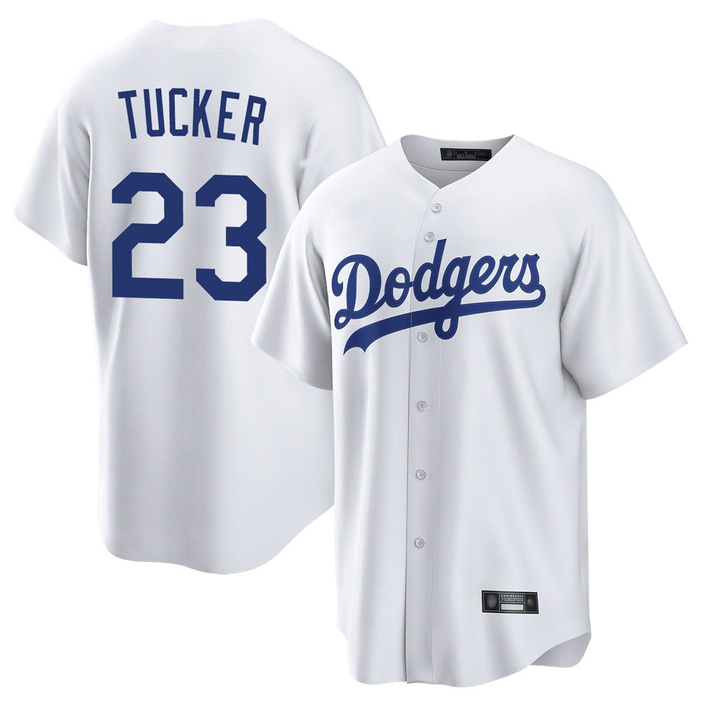 Los Angeles Dodgers #23 Kyle Tucker Player White Fotopoulosg Game Home Stitched Jerseys