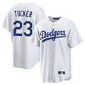 Los Angeles Dodgers #23 Kyle Tucker Player White Fotopoulosg Game Home Stitched Jerseys