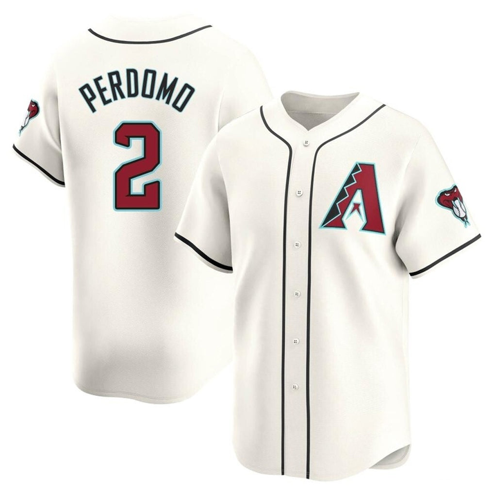 Arizona Diamondbacks #2 Geraldo Perdomo Player Cream Fotopoulosg Limited Home Game Stitched Jerseys