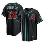 Arizona Diamondbacks #28 Nolan Arenado Player Black Fotopoulosg Fashion Home Game Stitched Jerseys
