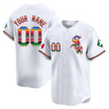 Custom Chicago White Sox Mexico Vapor Premier Limited Jersey V2- All Stitched-White Fotopoulosg