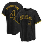 Chicago Cubs #4 Pete Crow-Armstrong Player Black Fotopoulosg Snake Skin City Game Stitched Jerseys