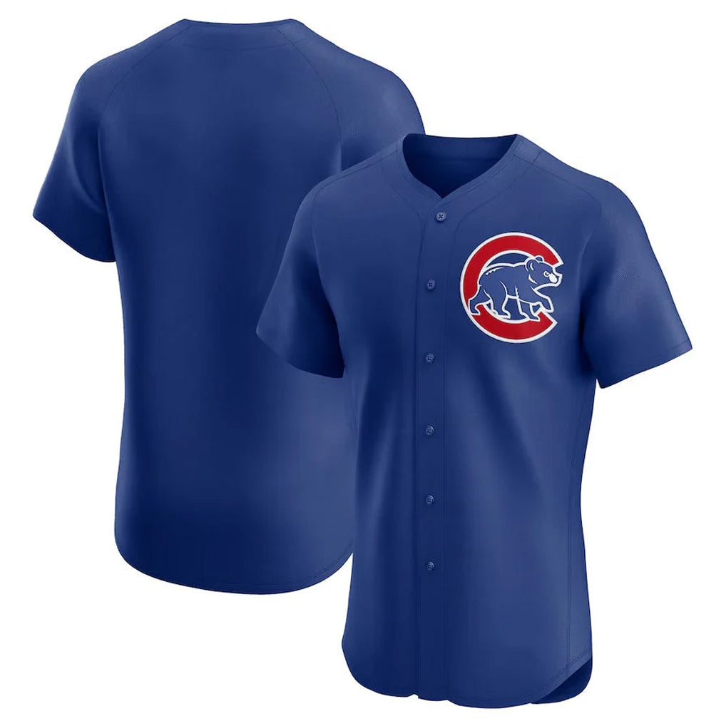 Chicago Cubs Royal Fotopoulosg Limited Elite Home Game Blank Player Stitched Jerseys