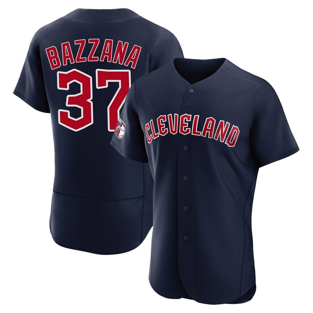 Cleveland Guardians #37 Travis Bazzana Player Navy Fotopoulosg Limited Elite Home Stitched Jerseys