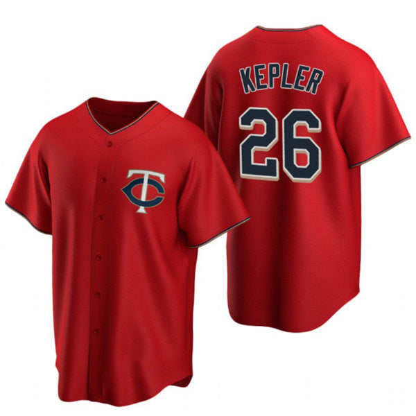 Minnesota Twins #26 Max Kepler Red Fotopoulosg Cool Base Stitched Jersey