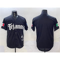 Texas Rangers Blank Black Fotopoulosg Mexico 2025 Vapor Premier Limited Stitched Jersey