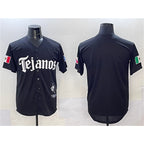 Texas Rangers Blank Black Fotopoulosg Mexico 2025 Vapor Premier Limited Stitched Jersey
