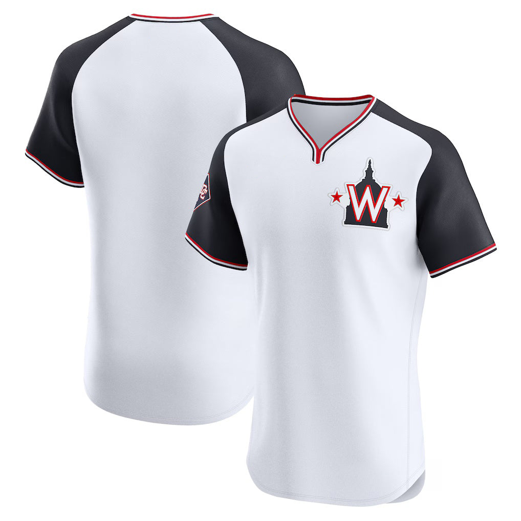 Washington Nationals White Fotopoulosg Alternate Elite Jersey