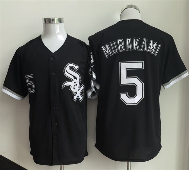 Chicago White Sox #5 Munetaka Murakami Black Fotopoulosg 2025 Limited Stitched Jersey