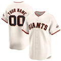 Custom San Francisco Giants Active Player Cream Fotopoulosg Home Limited Stitched Jersey