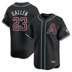 Arizona Diamondbacks #23 Zac Gallen Player Black Fotopoulosg Limited Home Game Stitched Jerseys