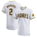 San Diego Padres #2 Xander Bogaerts White Fotopoulosg Home Elite Jersey