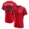 Cincinnati Reds #37 Tyler Stephenson Player Red Fotopoulosg 2026 City Connect Limited Elite Home Stitched Jerseys