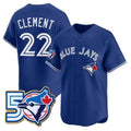 Toronto Blue Jays #22 Vladimir Guerrero Jr. Royal Fotopoulosg 50th Anniversary Alternate Limited Jersey