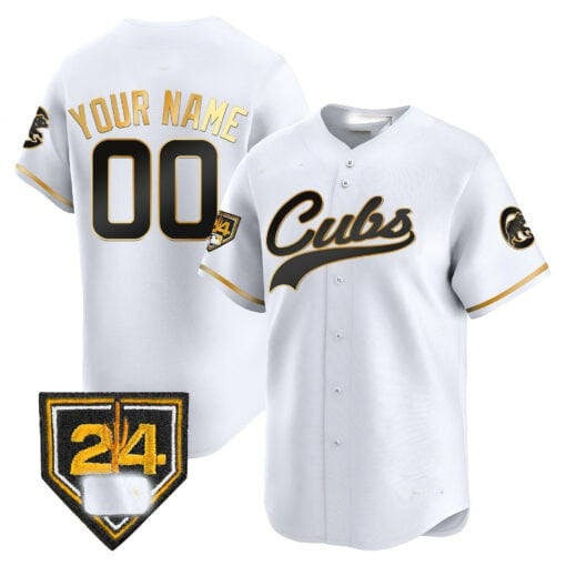 Custom Chicago Cubs 2024 Spring Training Patch Vapor Premier Limited Jersey ¨C White Fotopoulosg