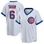 Chicago Cubs #6 Matt Shaw Player White Fotopoulosg T-shirt Cooperstown Collection Limited Stitched Jerseys