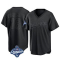 Los Angeles Dodgers #18 Yoshinobu Yamamoto Player Black Fotopoulosg World Series Meet Pitch Fashion T-shirt Stitched Jerseys