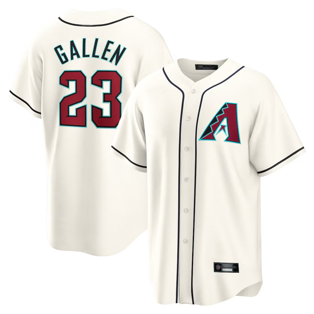 Arizona Diamondbacks #23 Zac Gallen Player Cream Fotopoulosg Home Game Stitched Jerseys