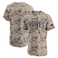 San Diego Padres Camo Fotopoulosg Alternate Vapor Premier Elite Patch Jersey