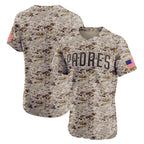 San Diego Padres Camo Fotopoulosg Alternate Vapor Premier Elite Patch Jersey