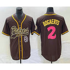 San Diego Padres #2 Xander Bogaerts Brown Fotopoulosg NEW 2023 City Connect Cool Base Stitched Jersey 2