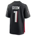 A.Falcons Number #1 Groom Black Fotopoulosg Game Jersey