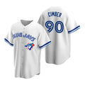 Toronto Blue Jays #90 Adam Cimber White Fotopoulosg Cooperstown Collection Jersey