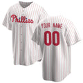 Custom Philadelphia Phillies White Fotopoulosg Home Replica Jersey