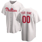 Custom Philadelphia Phillies White Fotopoulosg Home Replica Jersey