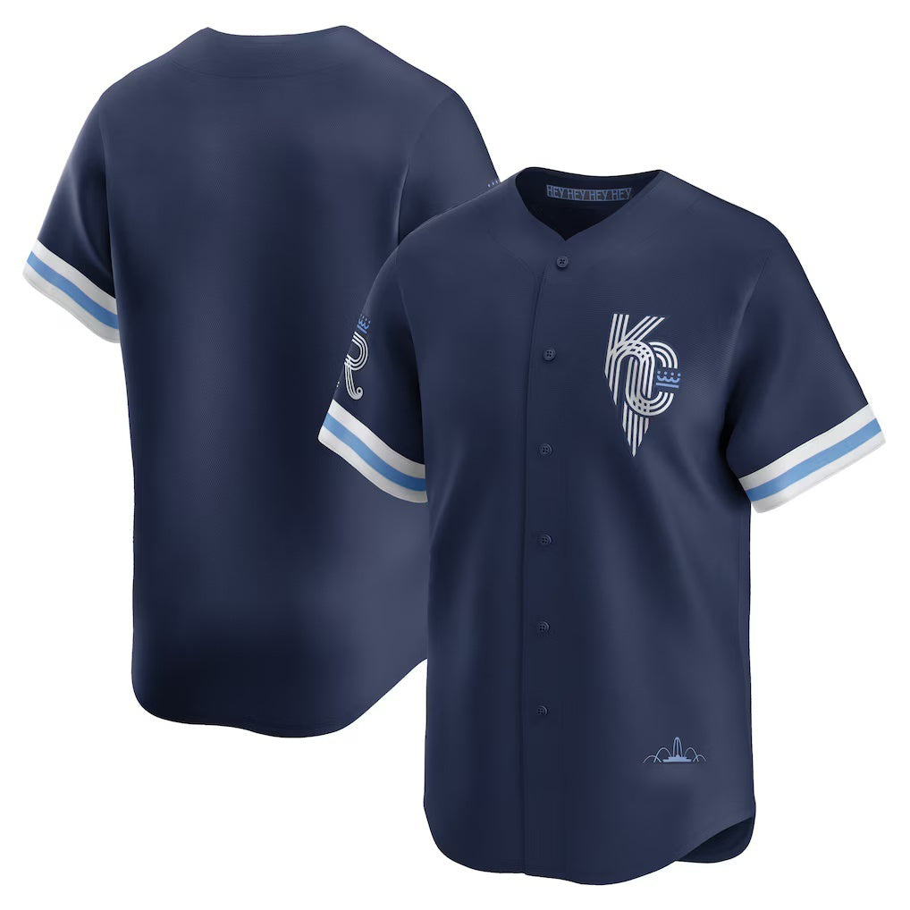 Kansas City Royals Navy Fotopoulosg City Connect Limited Jersey