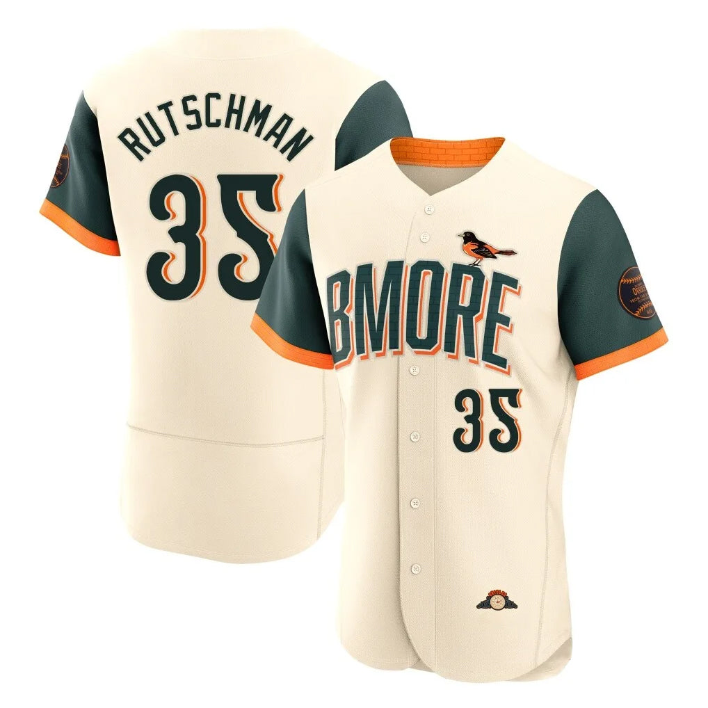 Baltimore Orioles #35 Adley Rutschman Player Cream Fotopoulosg 2026 City Connect Limited Elite Home Game Stitched Jerseys