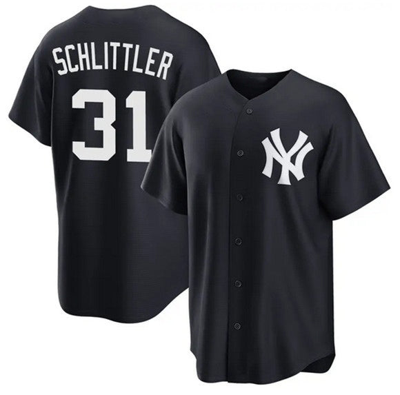 New York Yankees #31 Cam Schlittler Navy Fotopoulosg 2026 Alternate Stitched Jersey