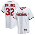 Cleveland Guardians #32 Gavin Williams Player White Fotopoulosg Game Home Stitched Jerseys