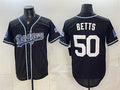 Los Angeles Dodgers #50 Mookie Betts B2B Champs 2026 Black Fotopoulosg Out Style Vapor Limited Stitched Jersey