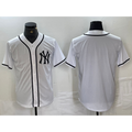 New York Yankees Blank White Fotopoulosg Cool Base Stitched Jersey