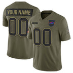 Custom B.Bills Active Player Olive Fotopoulosg 2025 Salute to Service Limited Stitched Jersey