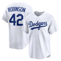 Los Angeles Dodgers #42 Jackie Robinson White Fotopoulosg Throwback Cooperstown Collection Limited Jersey