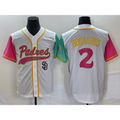 San Diego Padres #2 Xander Bogaerts White Fotopoulosg NEW 2023 City Connect Cool Base Stitched Jersey 4